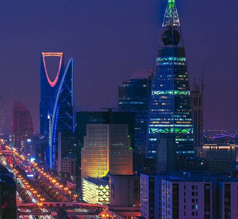 Riyadh, Saudi Arabia at Night
